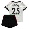 Maillot de Supporter Manchester United Sancho 25 Extérieur 2022-23 Pour Enfant